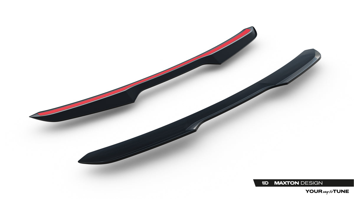 Niedriger Heckspoiler Lippe Subaru WRX STI Mk2 schwarz Hochglanz – Ansicht 5
