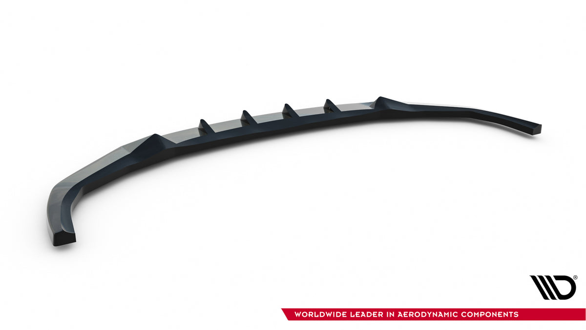 Street+ Spoilerlippe Front Ansatz passend für BMW X1 M-Paket F48 Facelift schwarz Hochglanz – Ansicht 6