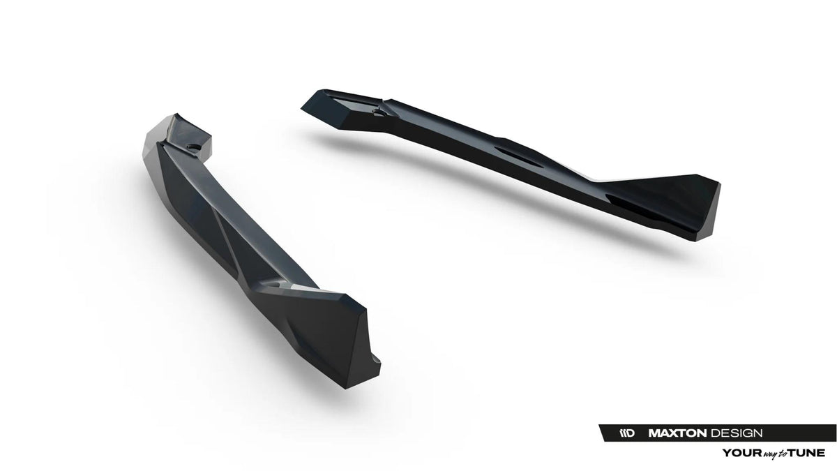 Heck Ansatz Flaps Diffusor V.2 passend für BMW M5 F90 schwarz Hochglanz – Ansicht 5
