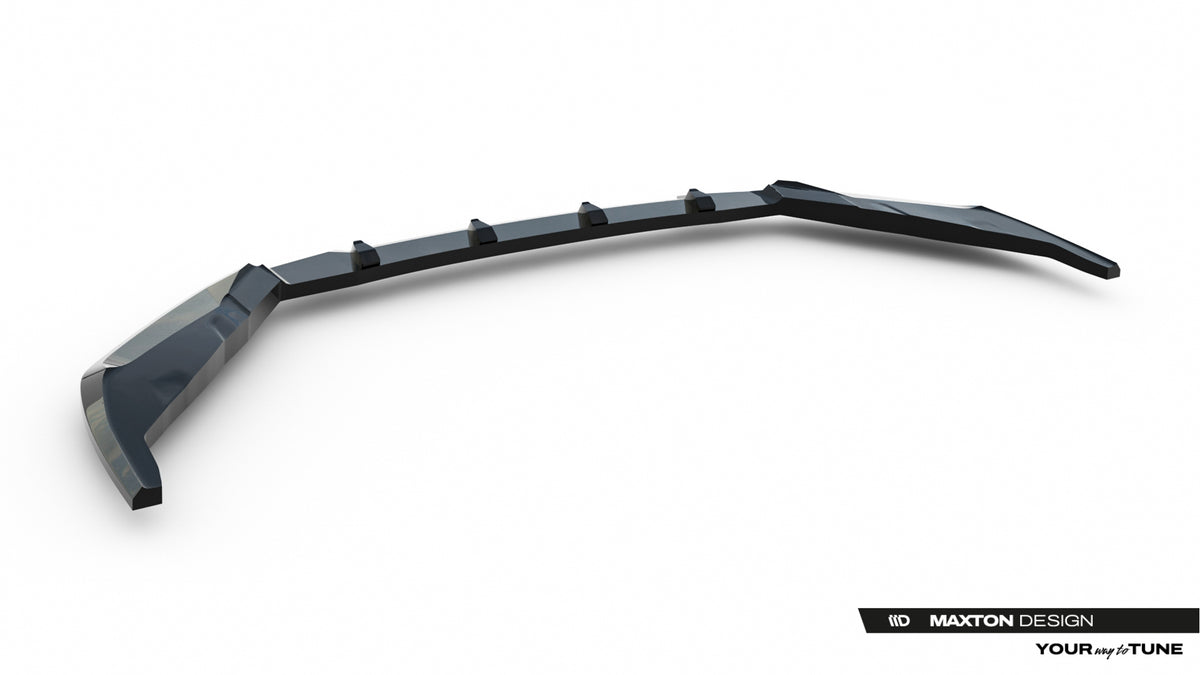 Street+ Spoilerlippe Front Ansatz V.1 passend für Lexus IS 500 Mk3 Facelift 2 (XE30) schwarz Hochglanz – Ansicht 7