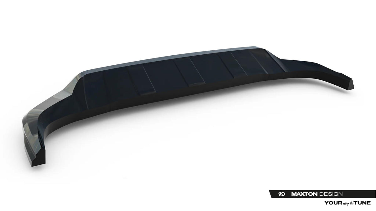 Street+ Spoilerlippe Front Ansatz passend für Porsche Cayenne SUV / Coupe Mk3 Facelift schwarz Hochglanz – Ansicht 7