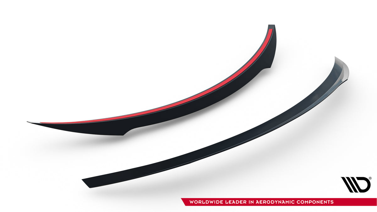 Heckspoiler Lippe Mercedes- Benz C Coupe AMG-Line C205 schwarz Hochglanz – Ansicht 6