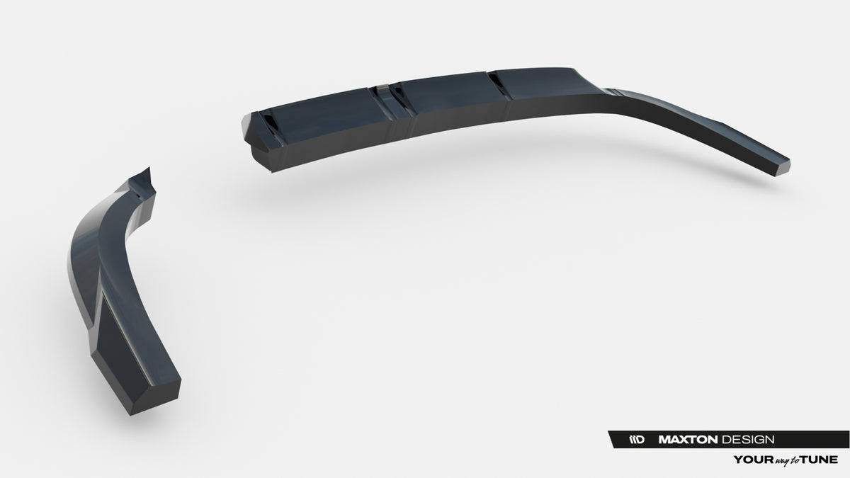 Street+ Mittlerer Diffusor RACE passend für Hyundai Tucson N-Line Mk4 Facelift schwarz Hochglanz – Ansicht 6