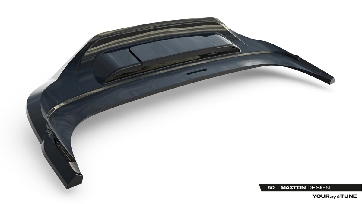 Street+ Mittlerer Diffusor RACE passend für VW Tiguan R-Line Mk3 schwarz Hochglanz – Ansicht 8