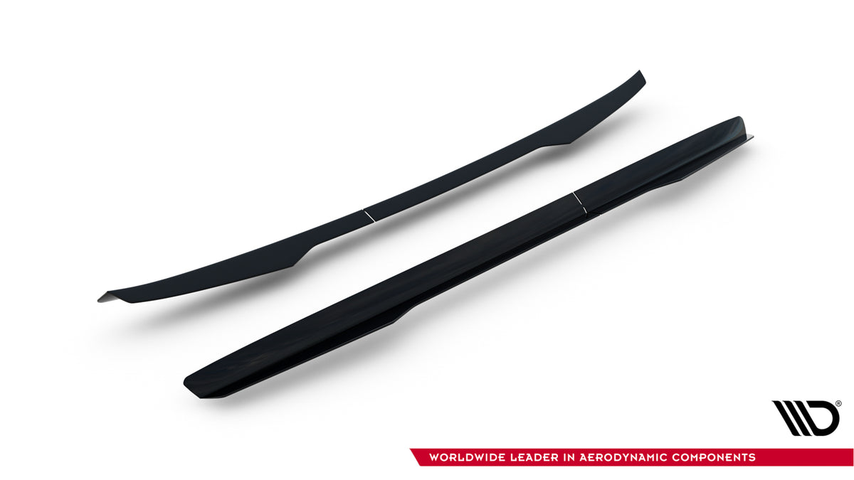 Heckspoiler Lippe Peugeot Partner Mk3 schwarz Hochglanz – Ansicht 5