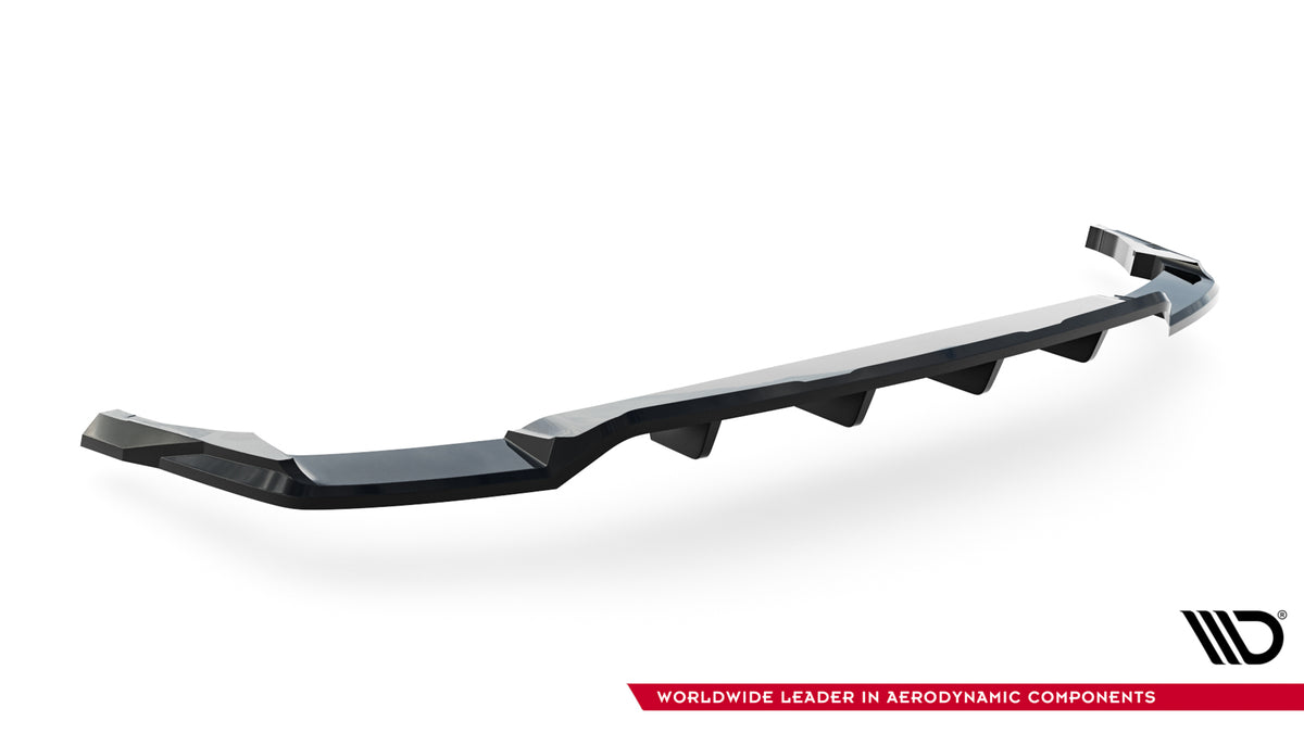 Street+ Mittlerer Diffusor RACE passend für Audi Q8 Mk1 Facelift schwarz Hochglanz – Ansicht 9