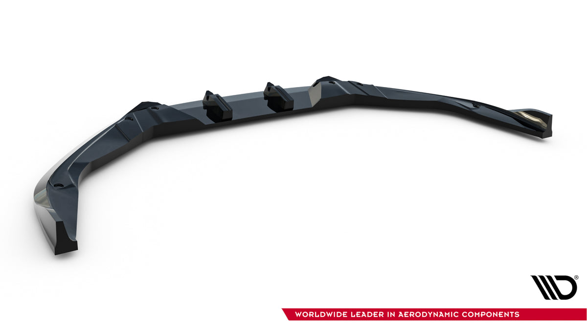 Street+ Spoilerlippe Front Ansatz passend für V.3 Porsche 718 Cayman GTS 982c / 718 Boxster GTS 982 schwarz Hochglanz – Ansicht 6