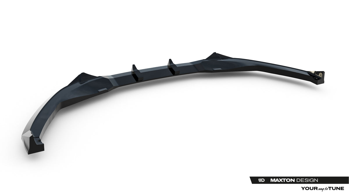 Street+ Spoilerlippe Front Ansatz passend für Toyota C-HR Mk2 schwarz Hochglanz – Ansicht 8