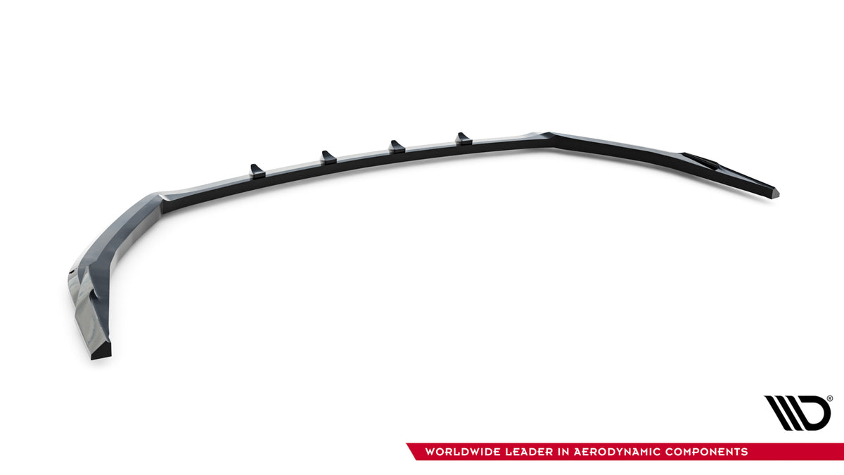 Street+ Spoilerlippe Front Ansatz V.1 passend für Toyota GR Corolla Mk12 schwarz Hochglanz – Ansicht 6