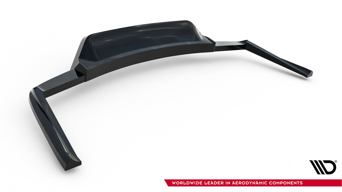 Street+ Mittlerer Diffusor RACE passend für Maserati Ghibli Modena Mk3 Facelift schwarz Hochglanz – Ansicht 7