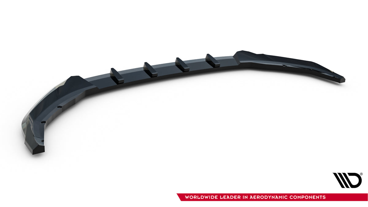 Street+ Spoilerlippe Front Ansatz passend für Skoda Kodiaq Mk2 schwarz Hochglanz – Ansicht 6