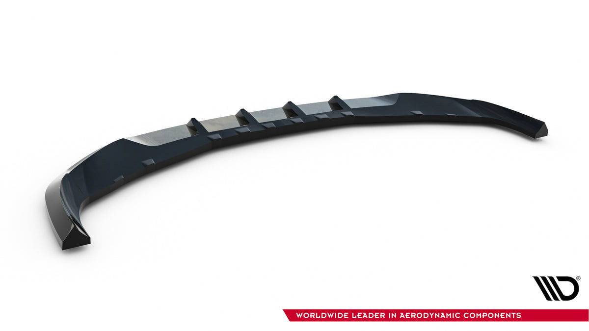 Street+ Spoilerlippe Front Ansatz V.2 passend für BMW 7 G70 schwarz Hochglanz – Ansicht 6