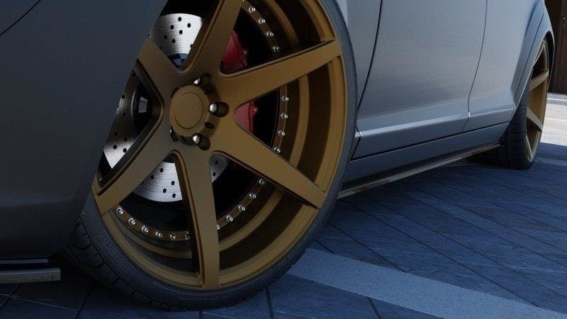 Street+ Seitenschweller Leisten passend für MERCEDES S-KLASSE W221 LONG schwarz Hochglanz – Ansicht 3