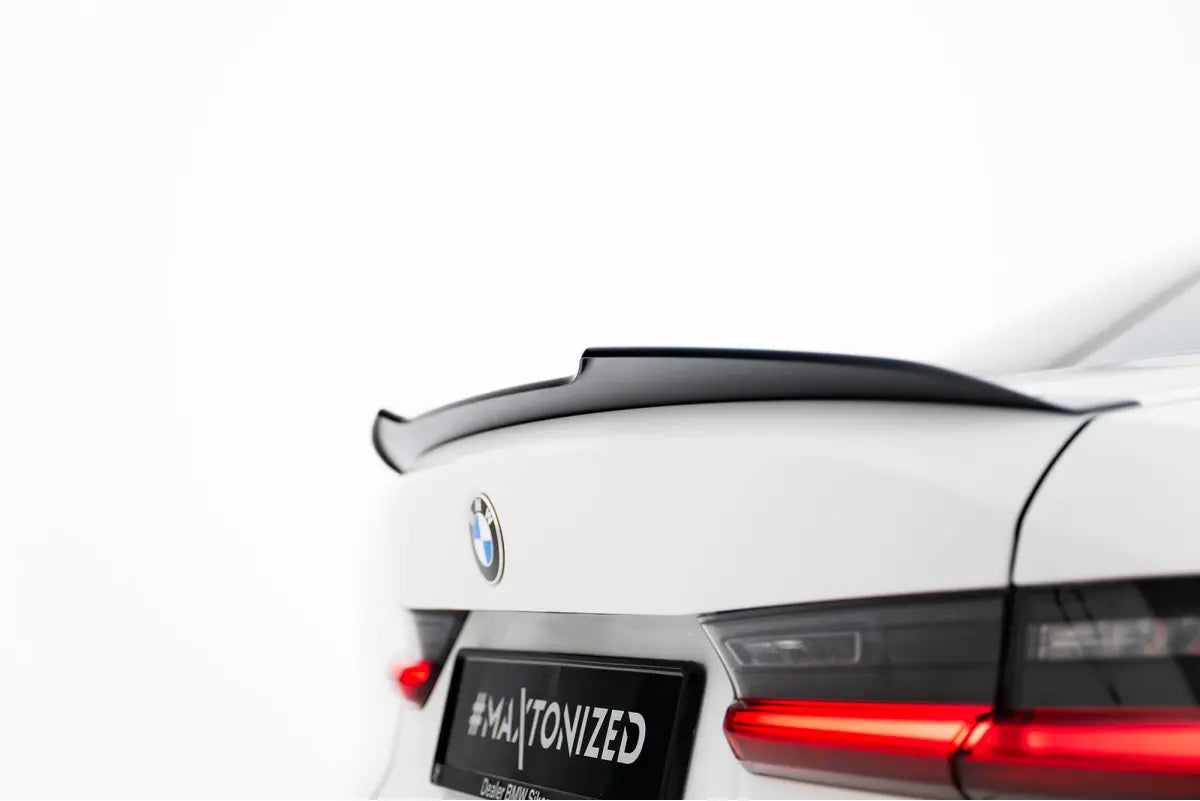 Maxton Design Heckspoiler-Lippe für BMW 3er G20 / M340 / M3 G80 (2018–2025) – Hochglanz schwarz – Ansicht 4