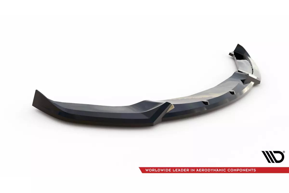 Maxton Design Frontlippe V.5 für BMW 4er F32 / F33 / F36 M-Paket (2013–2020) – Hochglanz schwarz – Ansicht 4