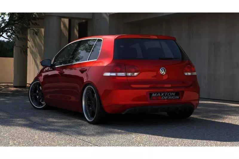 Maxton Design Heckdiffusor für VW Golf 6 Hochglanz schwarz – Ansicht 1