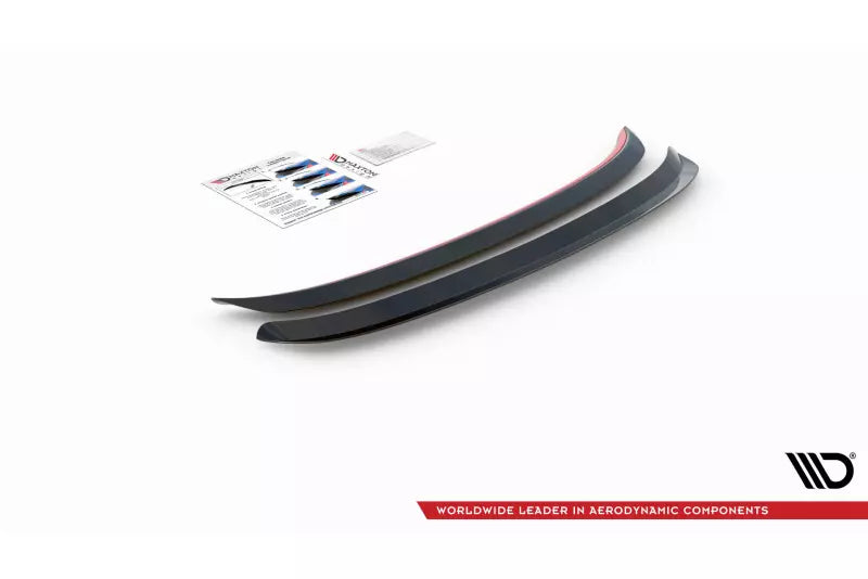 Maxton Design Heckspoiler Lippe für Fiat 500 Abarth Mk1 Facelift Hochglanz schwarz – Ansicht 4