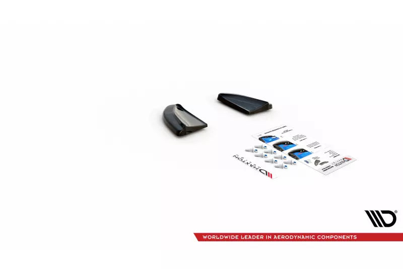 Maxton Design Diffusor Flaps für Fiat 500 Abarth Mk1 Facelift Hochglanz schwarz – Ansicht 4