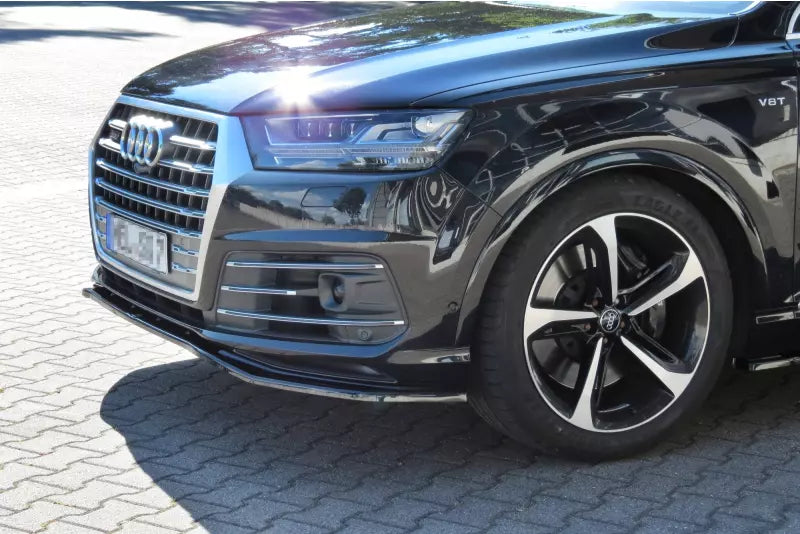 Maxton Design Frontlippe für Audi SQ7 / Q7 S-Line 4M Hochglanz schwarz – Ansicht 4