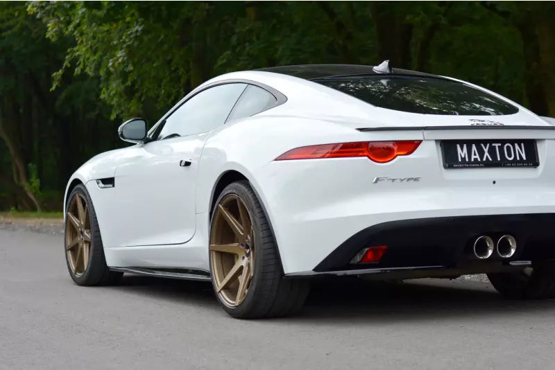Maxton Design Seitenschweller (Paar) für Jaguar F-Type Hochglanz schwarz – Ansicht 4
