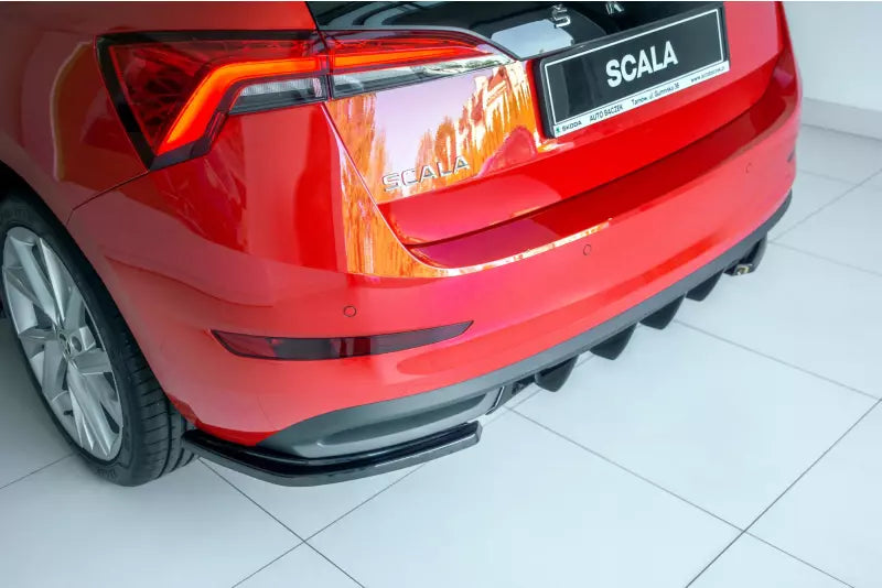Maxton Design Diffusor Flaps für Skoda Scala Hochglanz schwarz – Ansicht 4