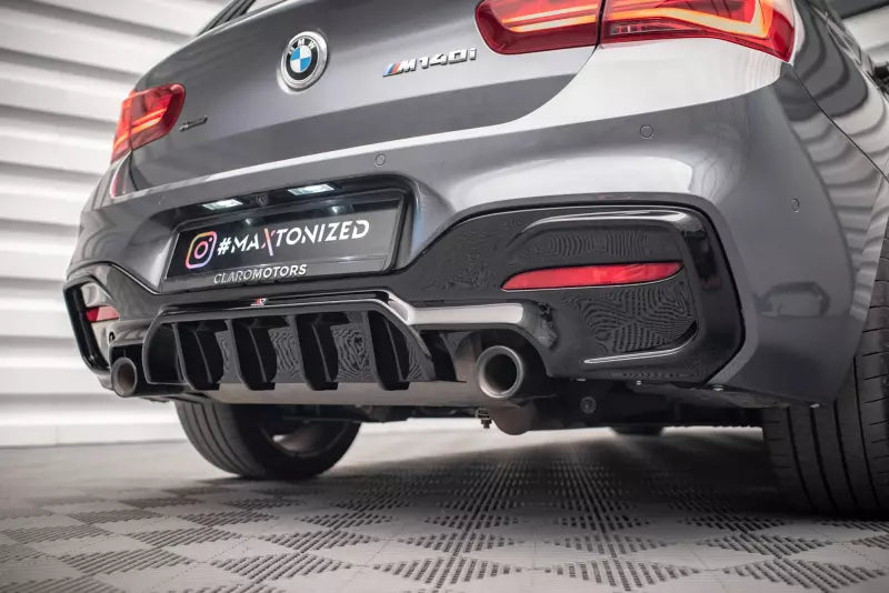Maxton Design Heckdiffusor für BMW F20 F21 Facelift mit M-Paket Hochglanz schwarz – Ansicht 4