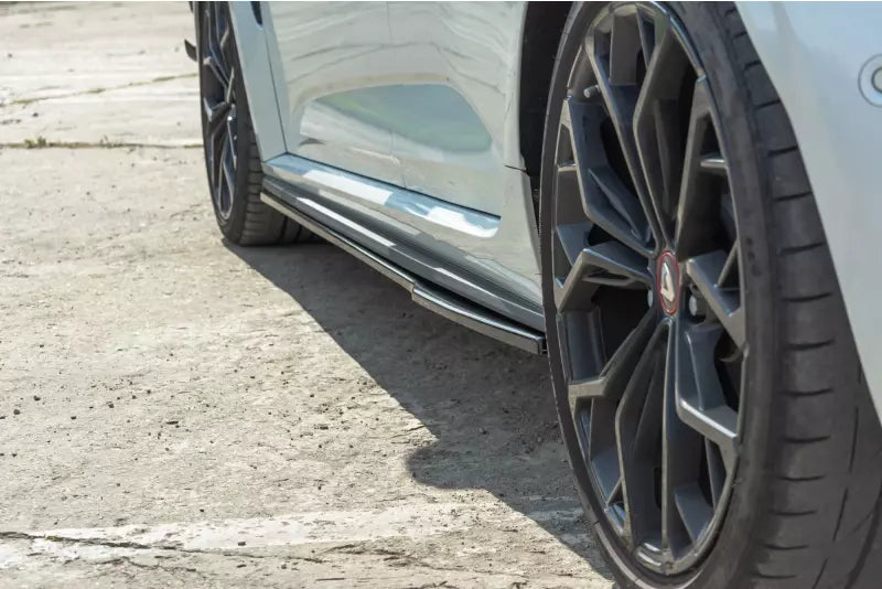 Maxton Design Seitenschweller (Paar) für Renault Megane 4 RS Hochglanz schwarz – Ansicht 4