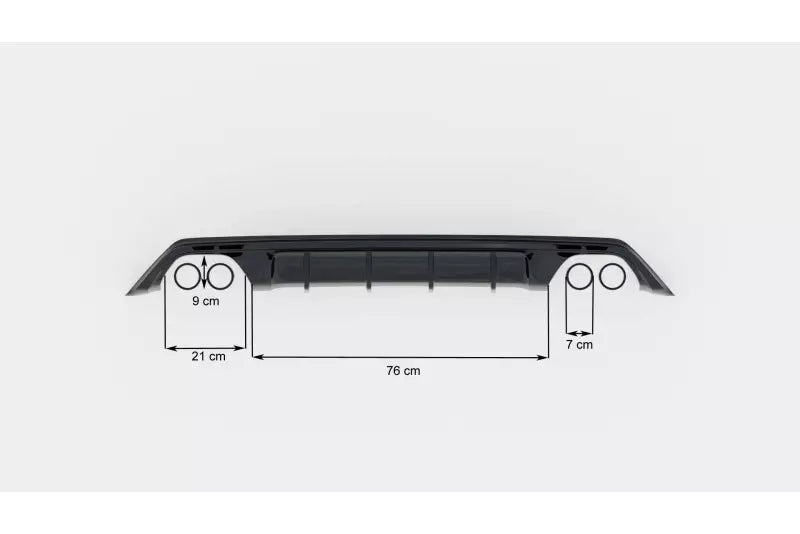 Maxton Design Heckdiffusor V.2 für Ford Focus ST-Line Mk4 Hochglanz schwarz – Ansicht 4