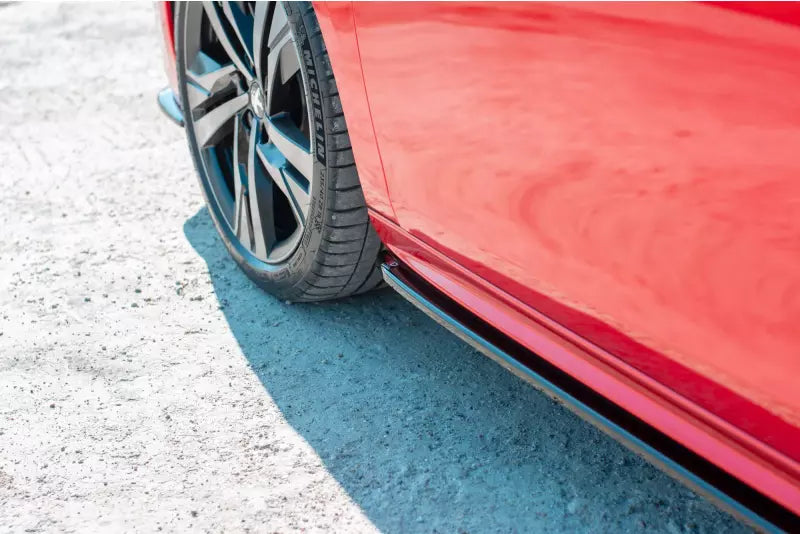 Maxton Design Seitenschweller (Paar) für Diffusor Peugeot 508 II Hochglanz schwarz – Ansicht 4
