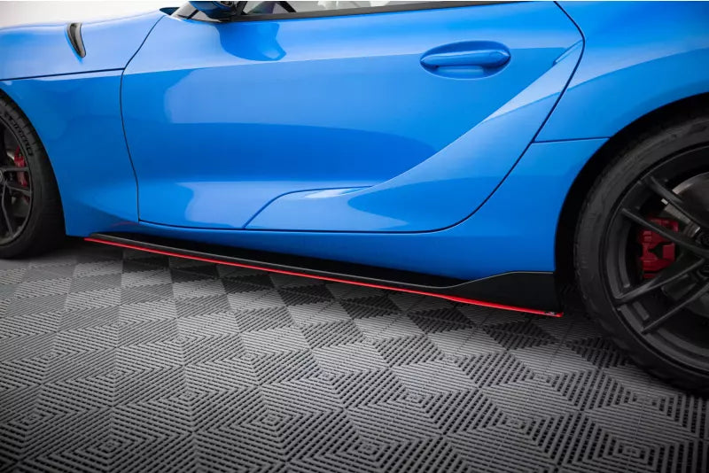 Maxton Design Seitenschweller (Paar) V.2 für Toyota Supra Mk5 Hochglanz schwarz – Ansicht 4