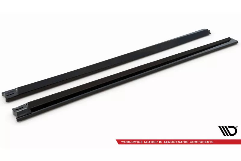 Maxton Design Seitenschweller (Paar) für Audi Q8 S-Line Hochglanz schwarz – Ansicht 4