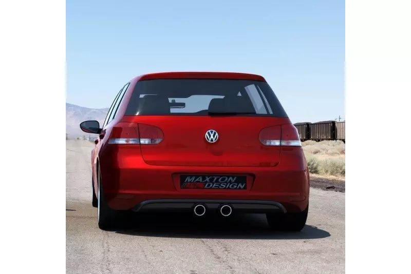 Maxton Design Heckdiffusor R32 Look für VW Golf 6 Serie Hochglanz schwarz – Ansicht 4