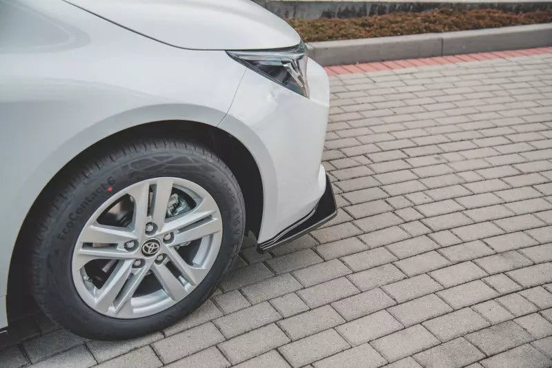 Maxton Design Frontlippe V.1 für Toyota Corolla XII E210 Touring Sports / Hatchback Hochglanz schwarz – Ansicht 4
