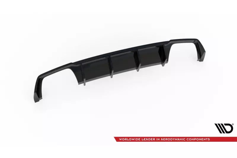 Maxton Design Heckdiffusor V.3 für Seat Leon 3 (Typ 5F) Cupra ST Facelift Hochglanz schwarz – Ansicht 4