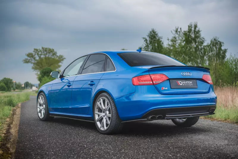 Maxton Design Diffusor Flaps für Audi S4 / A4 S-Line B8 Limousine Hochglanz schwarz – Ansicht 4
