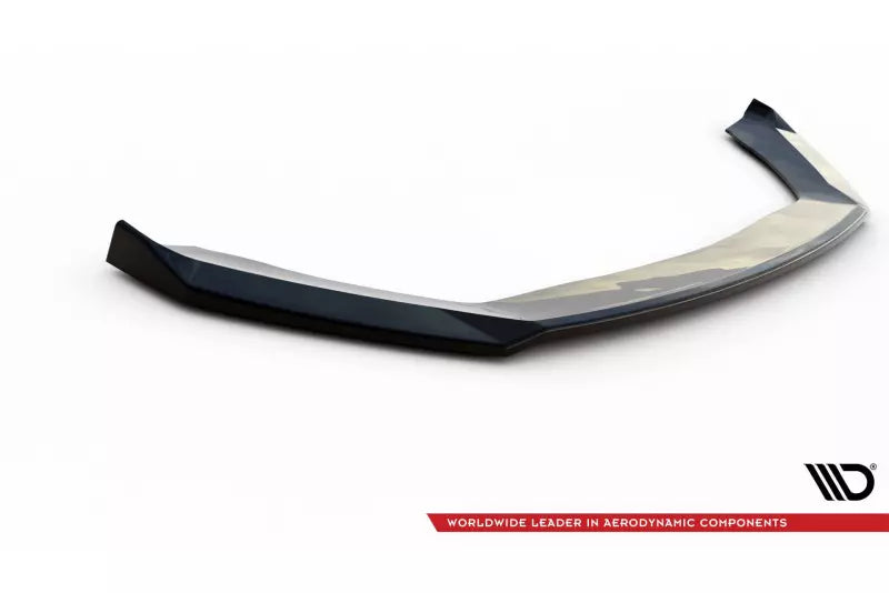 Maxton Design Frontlippe V.7 für Seat Leon 3 (Typ 5F) Cupra / FR Facelift Hochglanz schwarz – Ansicht 4