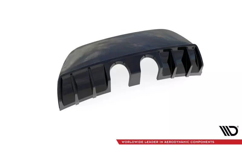 Maxton Design Heckdiffusor R-Look für Seat Leon 2 (Typ 1P) Cupra 2005-2012 Hochglanz schwarz – Ansicht 4