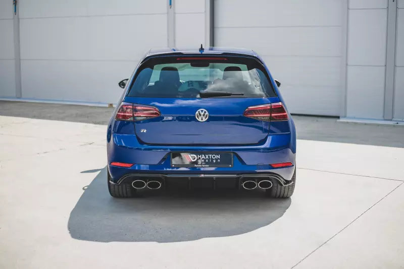 Maxton Design Heckdiffusor V.3 für VW Golf 7 Standard / GTD / GTI / R-Line / R Facelift (ab 03/2017) Hochglanz schwarz – Ansicht 4