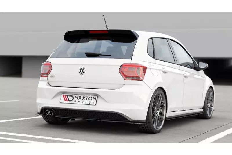 Maxton Design Heckdiffusor DTM Look für VW Polo 6 GTI Hochglanz schwarz – Ansicht 4