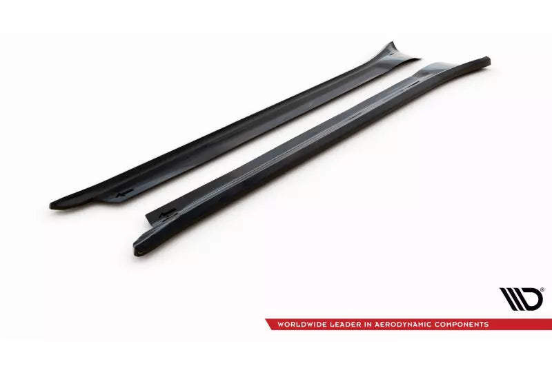 Maxton Design Seitenschweller (Paar) für Porsche 911 Carrera 991 Hochglanz schwarz – Ansicht 4