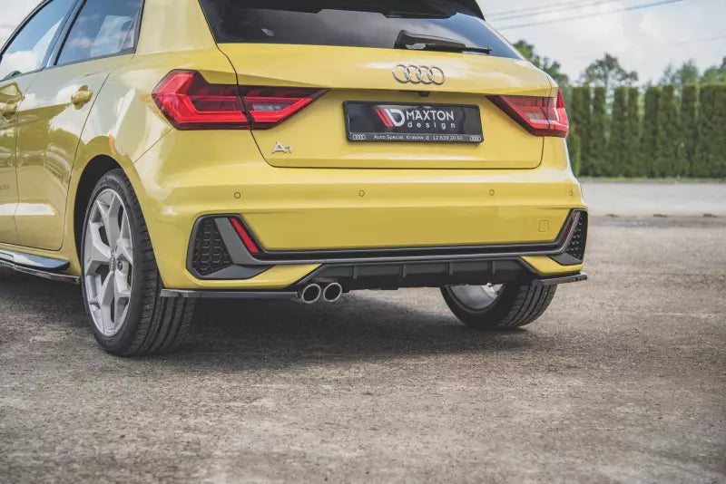 Maxton Design Diffusor Flaps für Audi A1 GB S-Line Hochglanz schwarz – Ansicht 4