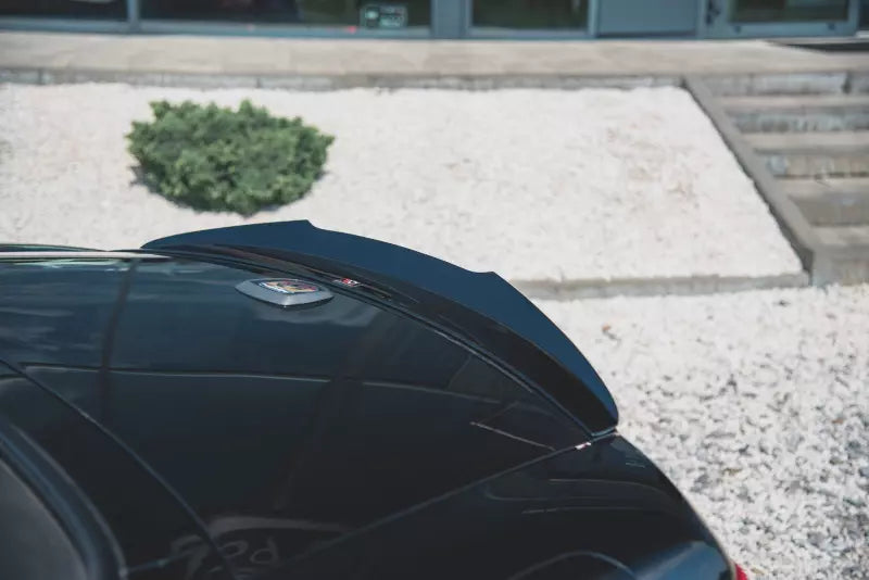 Maxton Design Heckspoiler Lippe für Fiat 124 Spider Abarth Hochglanz schwarz – Ansicht 4