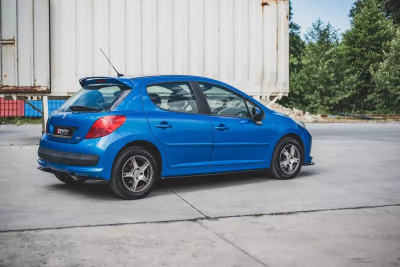 Maxton Design Seitenschweller (Paar) für Peugeot 207 Sport Hochglanz schwarz – Ansicht 4
