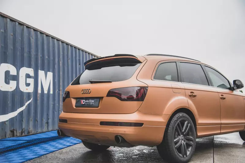 Maxton Design Heckspoiler Lippe für Audi Q7 4L S-Line Hochglanz schwarz – Ansicht 4