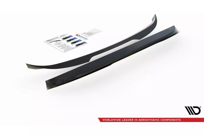 Maxton Design Heckspoiler Lippe für VW Caddy 4 Hochglanz schwarz – Ansicht 4