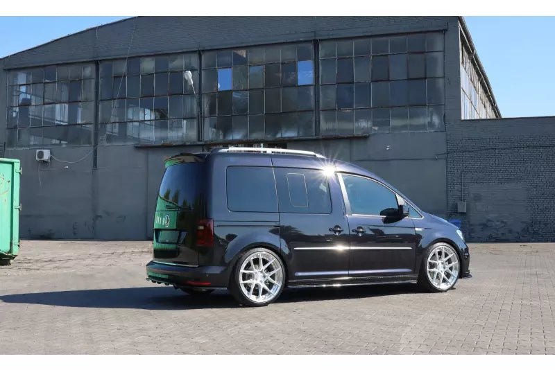 Maxton Design Seitenschweller (Paar) für VW Caddy 4 Hochglanz schwarz – Ansicht 4