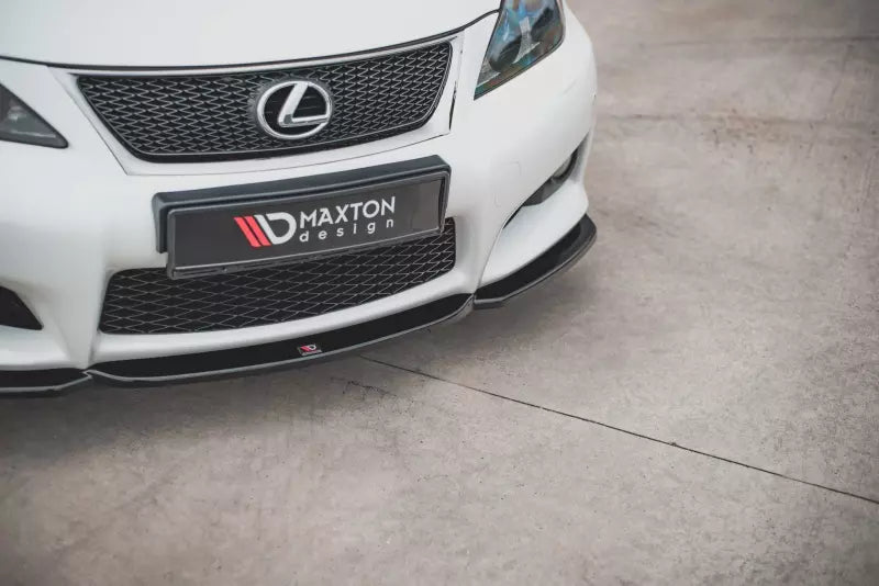 Maxton Design Frontlippe V.2 für Lexus IS F Mk2 Hochglanz schwarz – Ansicht 4