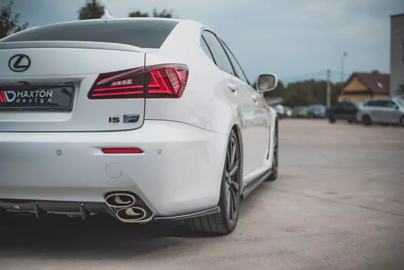 Maxton Design Diffusor Flaps für Lexus IS Facelift Mk2 Hochglanz schwarz – Ansicht 4