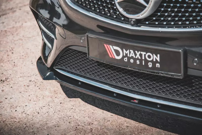 Maxton Design Frontlippe V.3 für Mercedes V-Klasse W447 AMG-Line Facelift Hochglanz schwarz – Ansicht 4