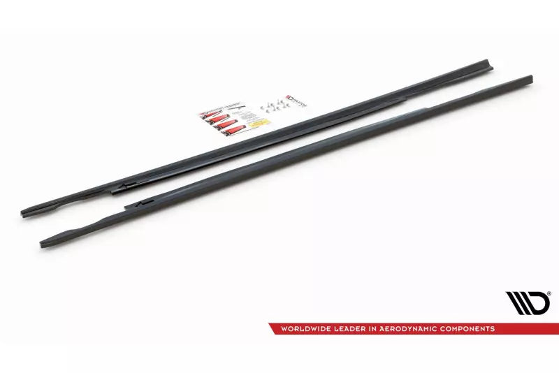 Maxton Design Seitenschweller (Paar) für VW Passat B8 Hochglanz schwarz – Ansicht 4